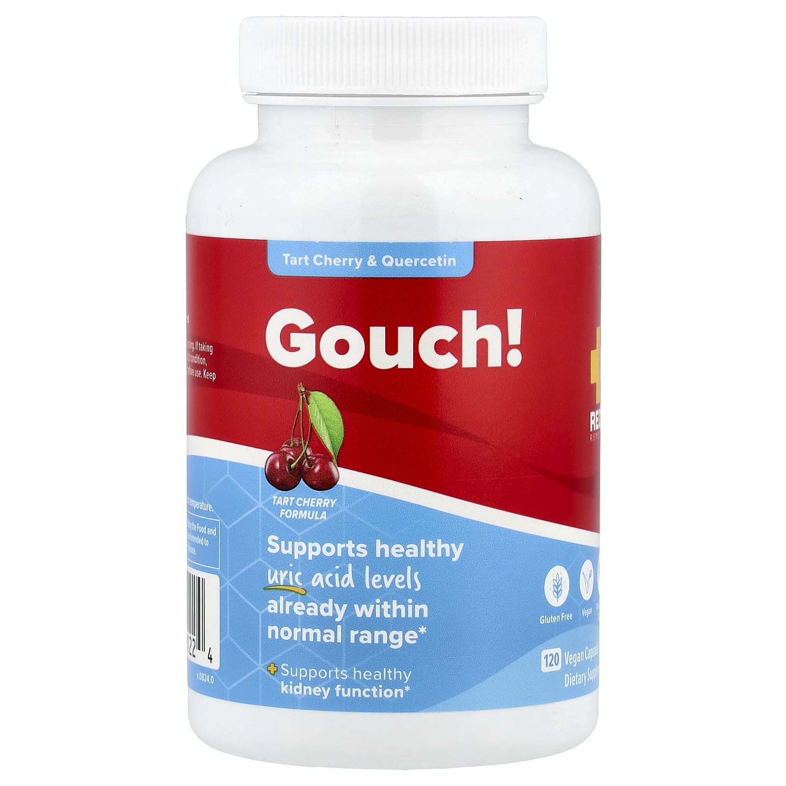 Кверцетин Redd Remedies Gouch! Tart Cherry &, 120 растительных капсул