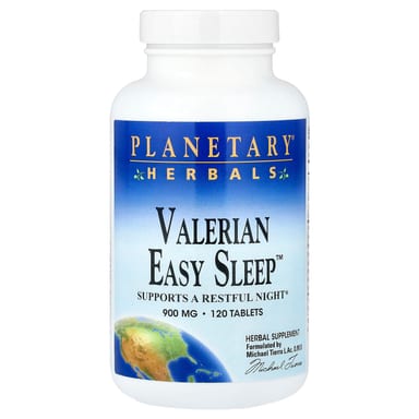 Корень валерианы Planetary Herbals Easy Sleep™, 120 таблеток