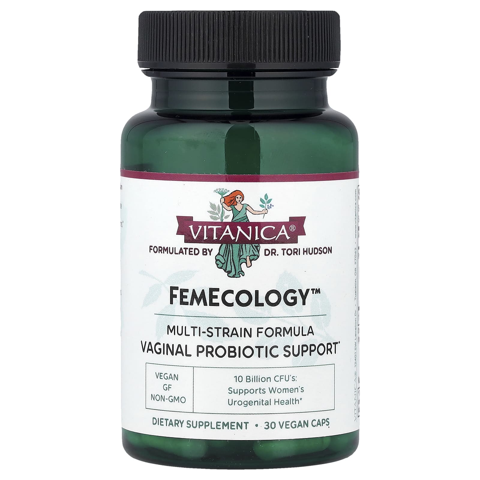Пробиотик Vitanica FemEcology™ Vaginal Support 30 Vegan Caps