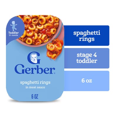 Соус Gerber Spaghetti Rings in Meat 12+ Months, 170 г