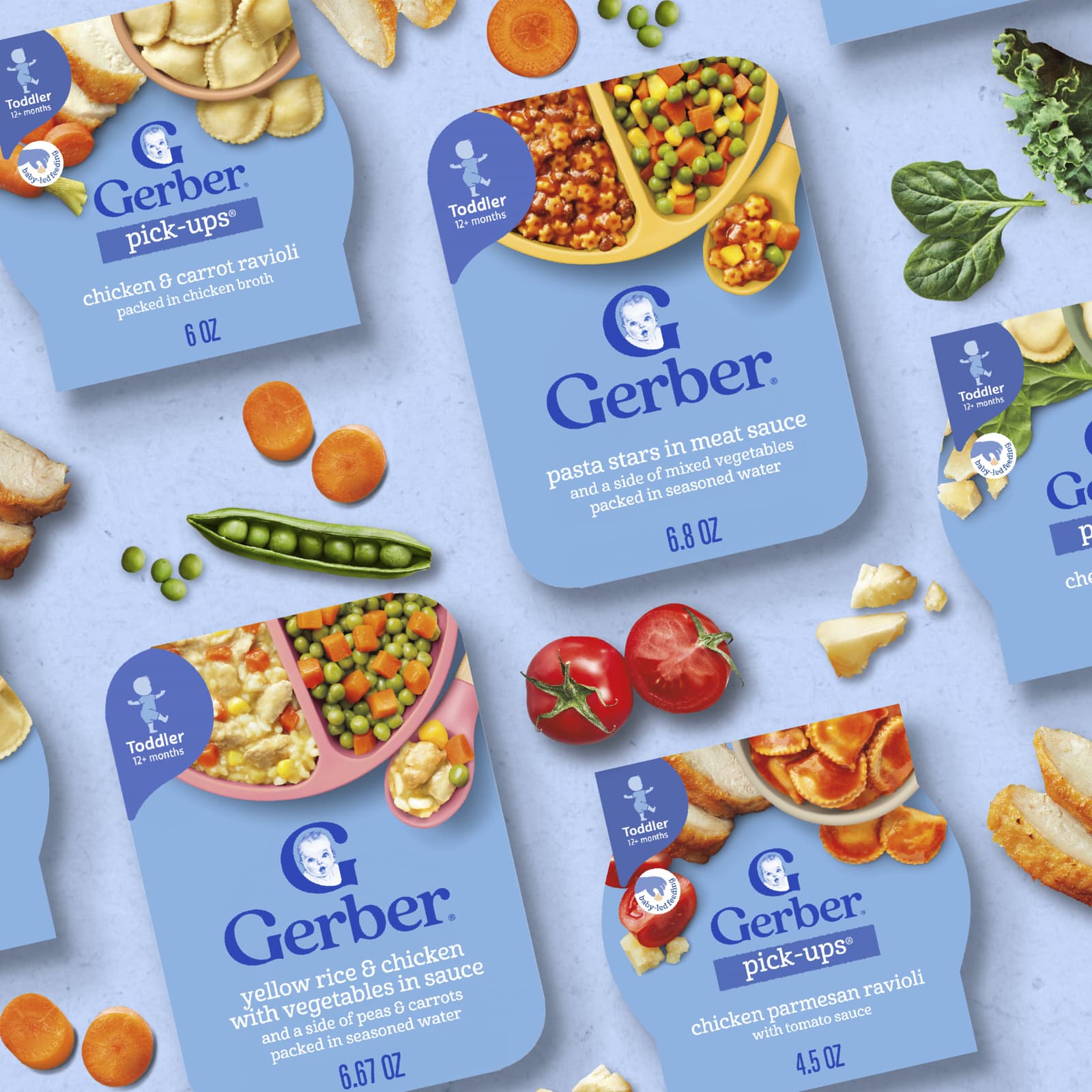 Соус Gerber Spaghetti Rings in Meat 12+ Months, 170 г — фото 3