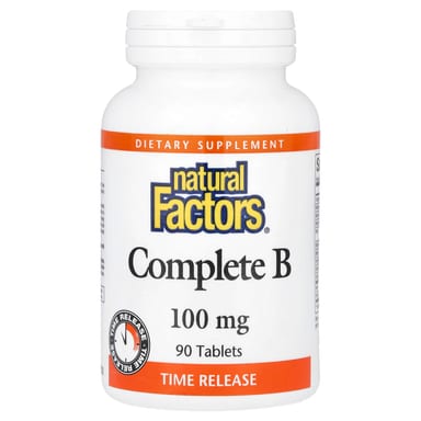 Комплекс витаминов B Natural Factors, 90 таблеток