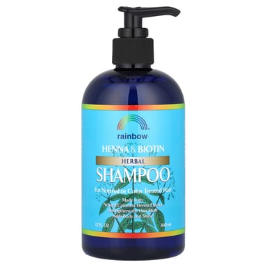 Шампунь Rainbow Research Henna & Biotin Herbal For Normal or Color Treated Hair, 360 мл