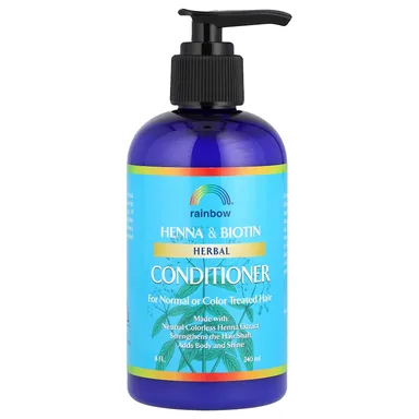 Фото товара: Кондиционер Rainbow Research Henna & Biotin Herbal For Normal or Color Treated Hair, 240 мл