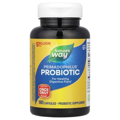 Пробиотик Nature's Way Primadophilus®, для детей от 12 лет, 5 млрд КОЕ, 180 капсул