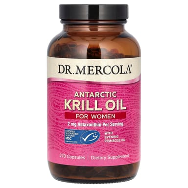 Масло криля Dr. Mercola Antarctic for Women, 270 капсул