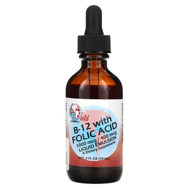 Фолиевая кислота World Organic B -12, 59 мл