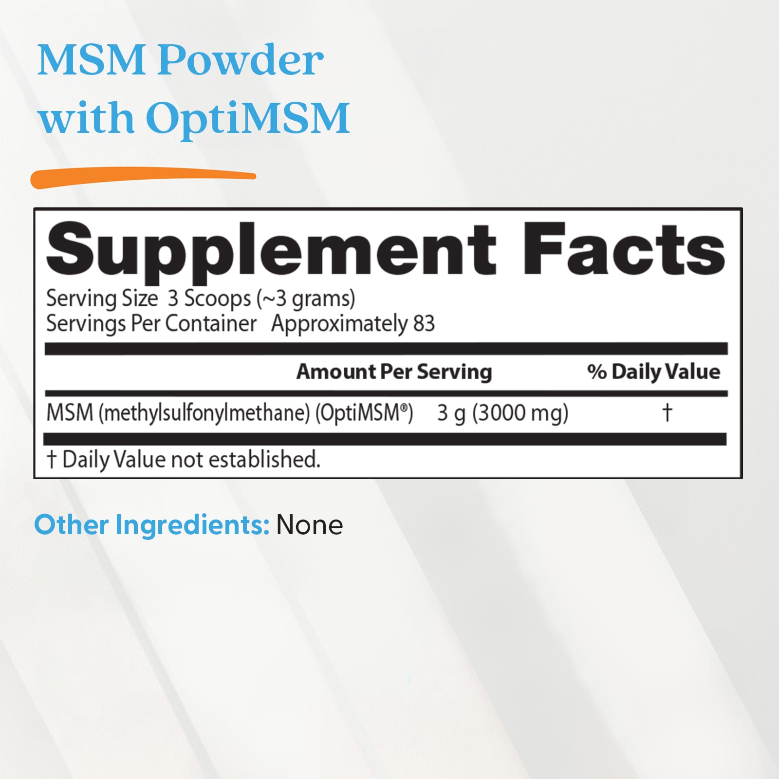 Порошок Doctor's Best MSM with OptiMSM®, 250 г — фото 3