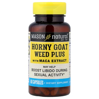 Фото товара: Мака Mason Natural Horny Goat Weed Plus With Extract, 60 капсул