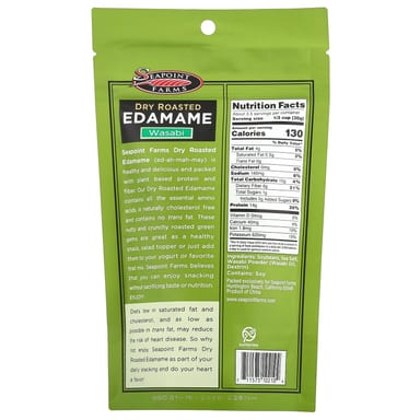 Сухарики эдамаме Seapoint Farms, 99 г