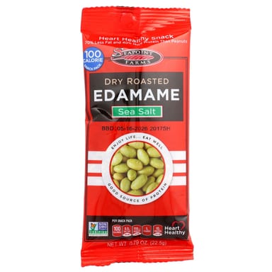 Морская соль Seapoint Farms Dry Roasted Edamame 8 Snack Packs, 22.5 г
