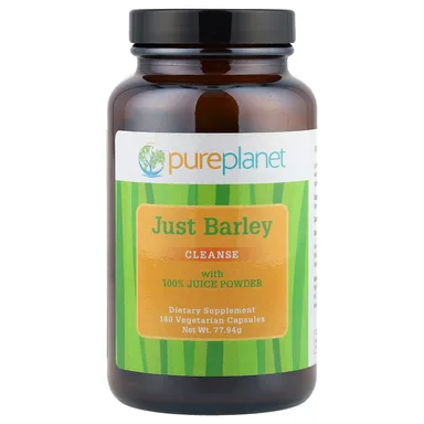 Фото товара: Just Barley Pure Planet, 180 вегетарианских капсул (333 мг на капсулу)
