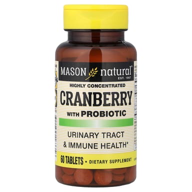 Клюква Mason Natural Highly Concentrated with Probiotic, 60 таблеток