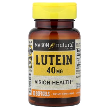 Лютеин Mason Natural, 40 мг, 30 мягких капсул