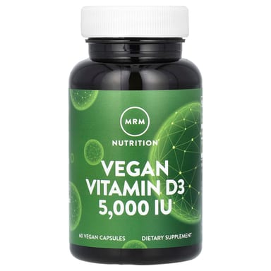 Витамин D3 MRM Nutrition Vegan, 125 мкг (5000 МЕ), 60 растительных капсул