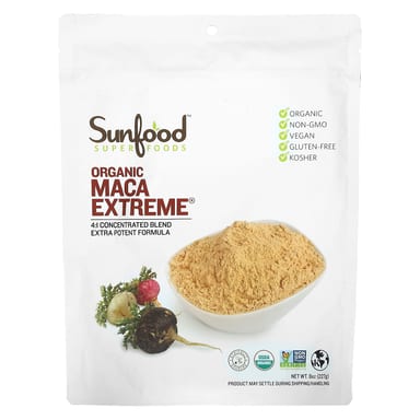 Мака Sunfood Organic Extreme, 227 г