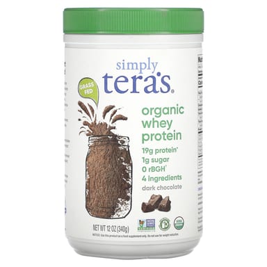 Темный шоколад Simply Tera's Organic Whey Protein, 340 г