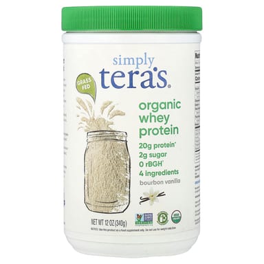Сывороточный протеин Simply Tera's Organic Bourbon Vanilla, 340 г