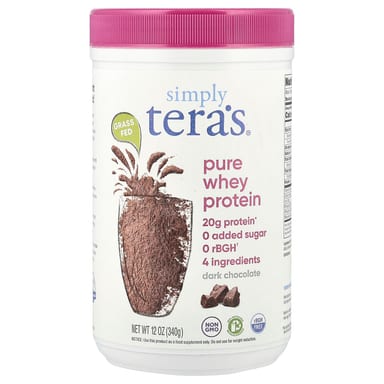 Темный шоколад Simply Tera's Pure Whey Protein, 340 г