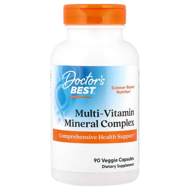 Мультивитаминно-минеральный комплекс Doctor's Best Multi-Vitamin Mineral Complex, 90 растительных капсул