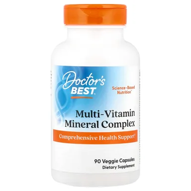 Фото товара: Мультивитаминно-минеральный комплекс Doctor's Best Multi-Vitamin Mineral Complex, 90 растительных капсул