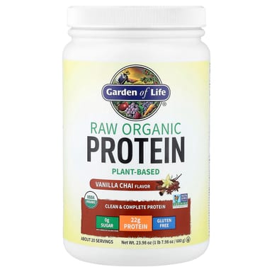 Протеин Garden of Life RAW Organic Vanilla Chai, 680 г, 1 lb