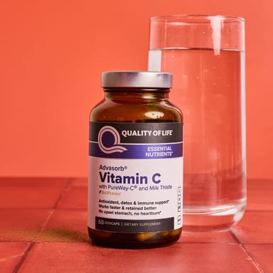 Расторопша Quality of Life Advasorb® Vitamin C with PureWay-C® and, оттенок 60 Vegicaps