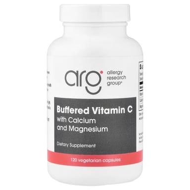 Магний Allergy Research Group Buffered Vitamin C with Calcium and, 120 растительных капсул