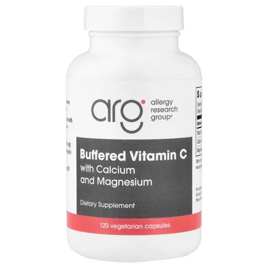 Фото товара: Магний Allergy Research Group Buffered Vitamin C with Calcium and, 120 растительных капсул