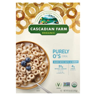 Хлопья Cascadian Farm Organic Purely O's, 243 г