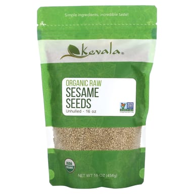 Семена кунжута Kevala Organic (Unhulled), 454 г