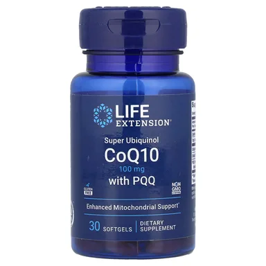 Фото товара: Коэнзим Q10 Life Extension Super Ubiquinol with PQQ, 100 мг, 30 мягких капсул