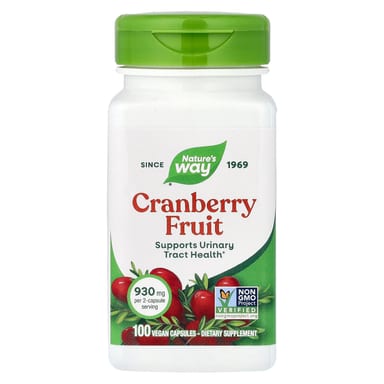 Клюква Nature's Way Fruit, 465 мг, 100 растительных капсул