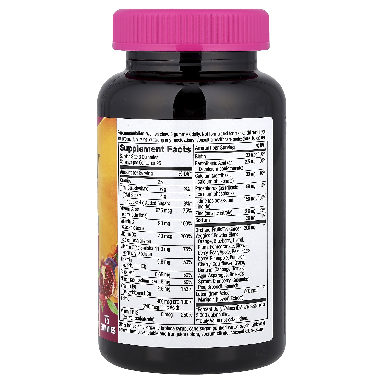 Мультивитамины Nature's Way Alive!® Women's 50+ Premium Gummy Cherry & Grape, 75 жевательных пастилок — фото 2