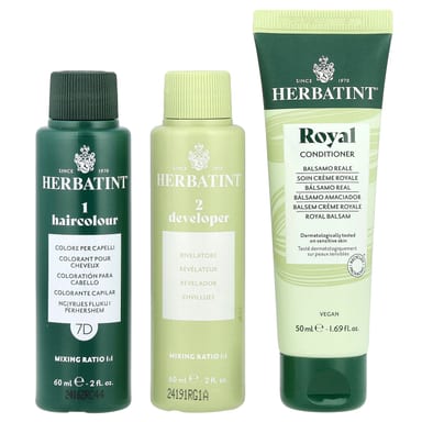 Гель Herbatint Permanent Haircolor 7D Golden Blonde, 170 мл