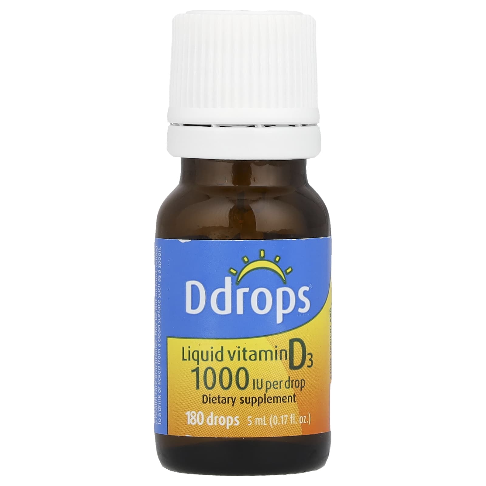 Витамин D3 Ddrops Liquid 1000 IU, 5 мл, жидкая форма
