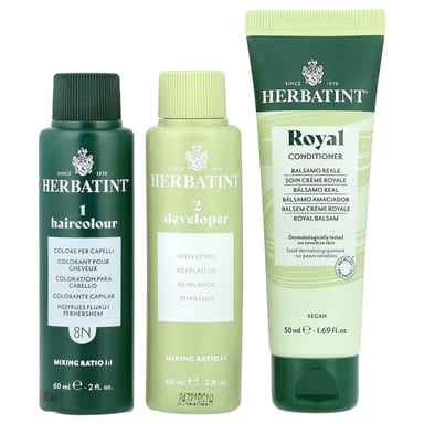 Гель Herbatint Permanent Haircolor 8N Light Blonde, 170 мл
