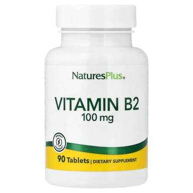 Витамин B2 NaturesPlus, 100 мг, 90 таблеток