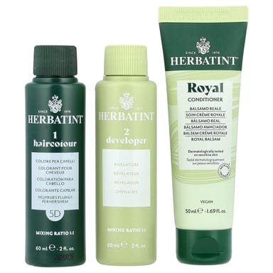 Гель Herbatint Permanent Haircolor 5D Light Golden Chestnut, 170 мл