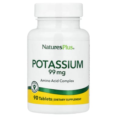 Калий NaturesPlus, 99 мг, 90 таблеток