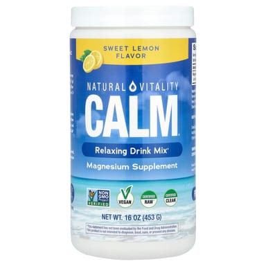 Напиток CALM Natural Vitality CALM®, вкус Sweet Lemon, 453 г, смесь для напитка