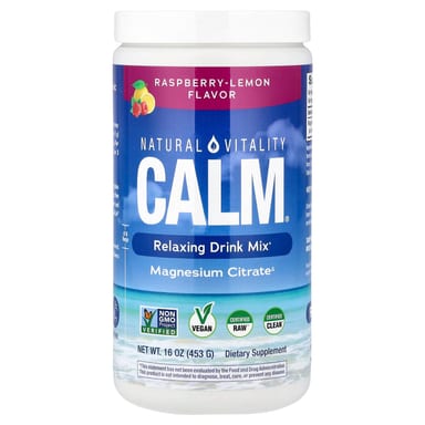 Напиток CALM Natural Vitality CALM®, вкус Raspberry-Lemon, 453 г, смесь для напитка