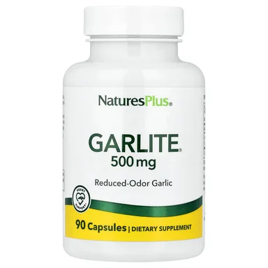 Фото товара: Гарлик NaturesPlus, 500 мг, 90 капсул