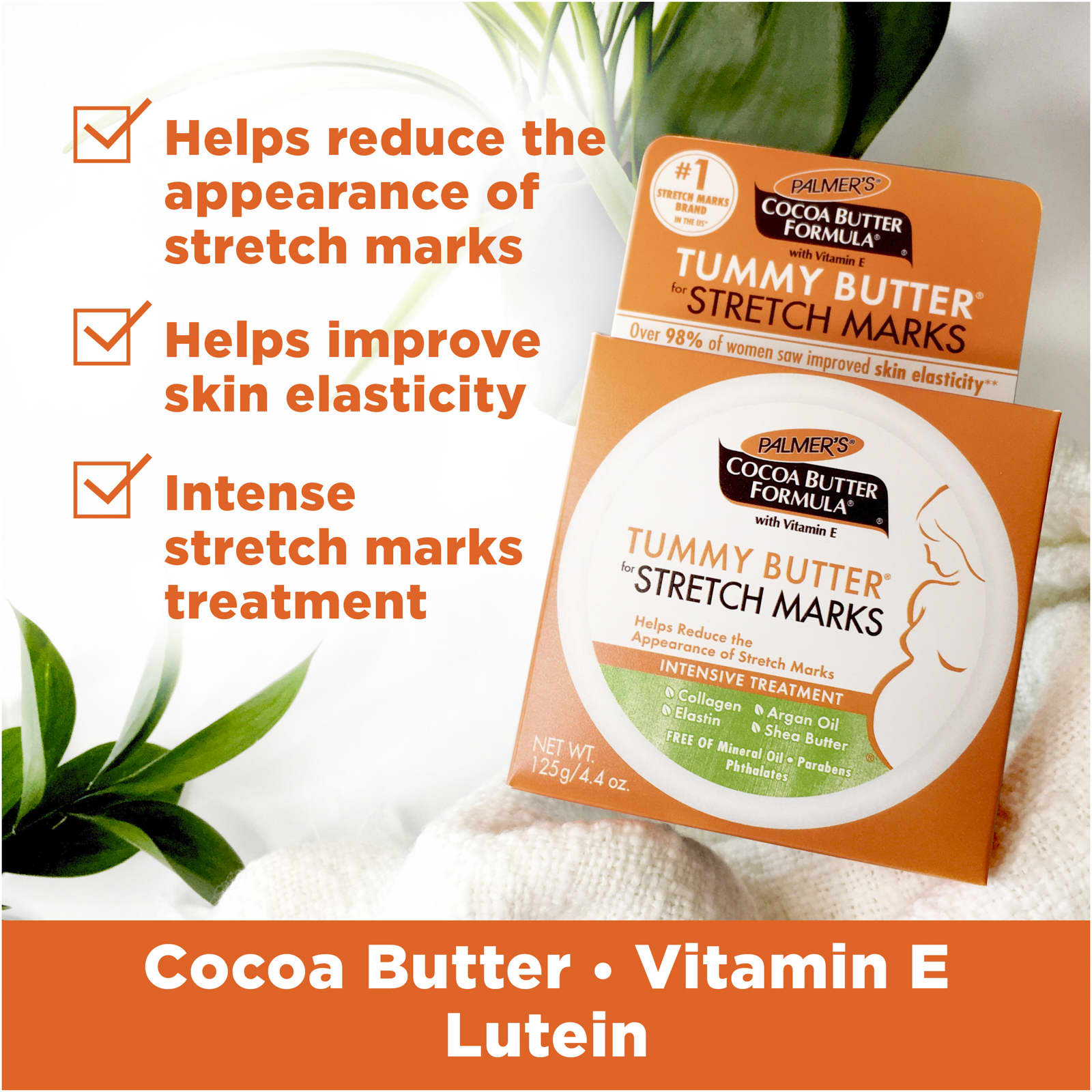 Комплекс Palmer's Cocoa Butter® with Vitamin E Tummy Butter for Stretch Marks, 125 г — фото 6