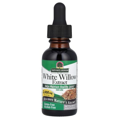 Экстракт коры белой ивы Nature's Answer Extract, 2000 мг, 30 мл