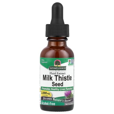 Расторопша Nature's Answer Seed Fluid Extract, 2000 мг, 30 мл