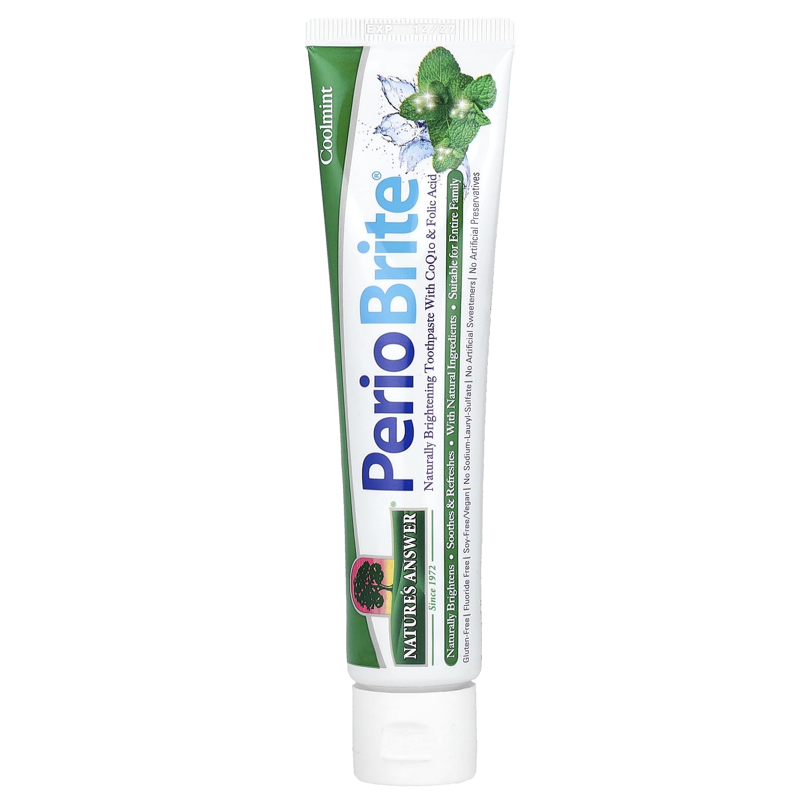 Зубная паста Nature's Answer PerioBrite® with Xylitol Cool Mint, 113.4 г