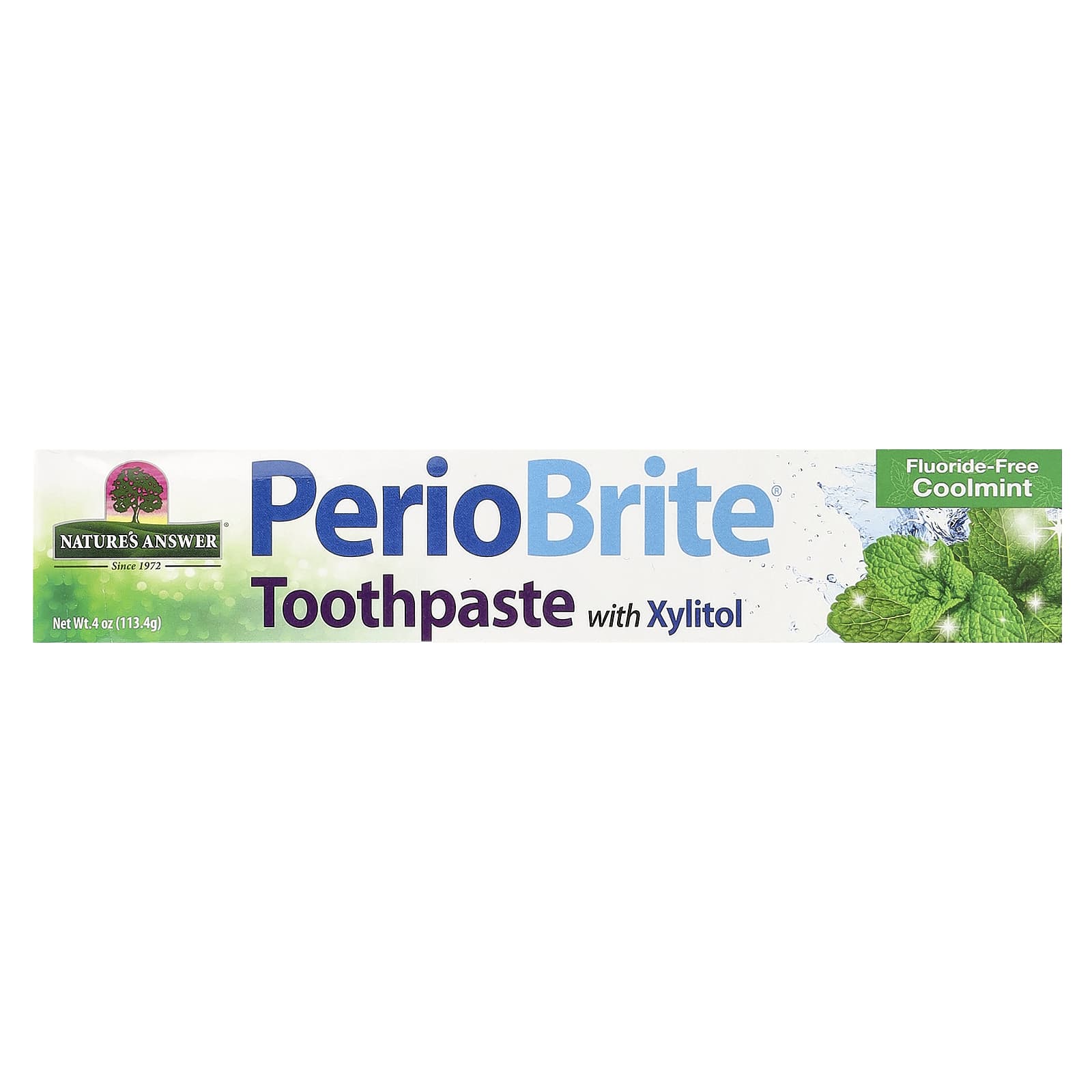 Зубная паста Nature's Answer PerioBrite® with Xylitol Cool Mint, 113.4 г — фото 2