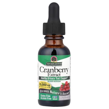 Клюква Nature's Answer, вкус Cranberry Extract, 2000 мг, 30 мл
