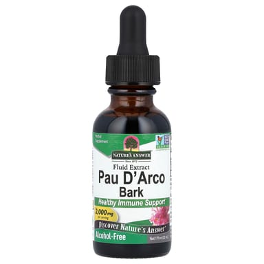 Пау д'арко Nature's Answer Bark, 2000 мг, 30 мл
